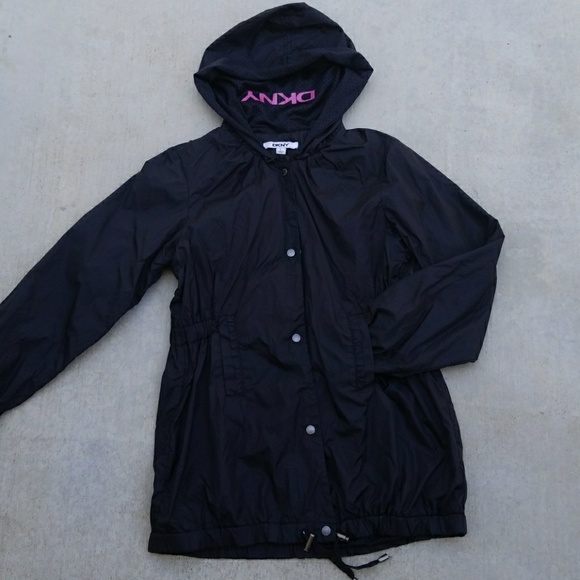 Dkny Other - New DKNY girls rain hood jacket coat shirt top